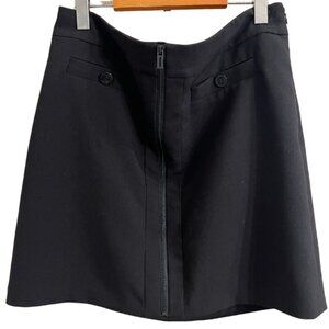 Karl Lagerfeld Zip-Front Mini Skirt | Chic Modern Style
